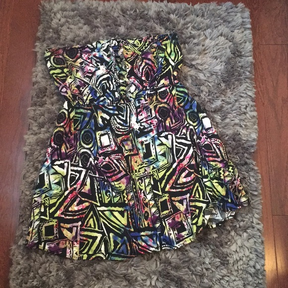 580x580 Material Girl Aztec Watercolor Print Dress Poshmark - Aztec Watercolor