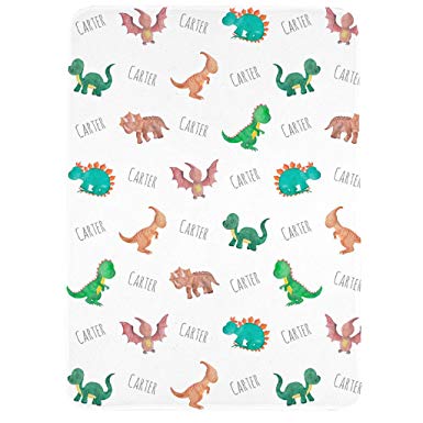 385x385 Wolfedesignpdd Personalized Baby Boy Name Blanket - Baby Boy Watercolor