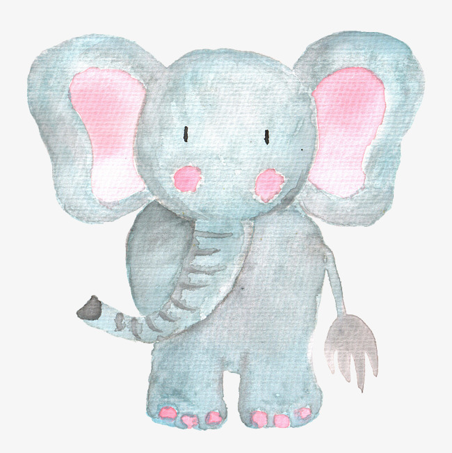 650x651 Hand Painted Elephant, Cute Baby Elephant, Watercolor Elephant Png - Baby Elephant Watercolor