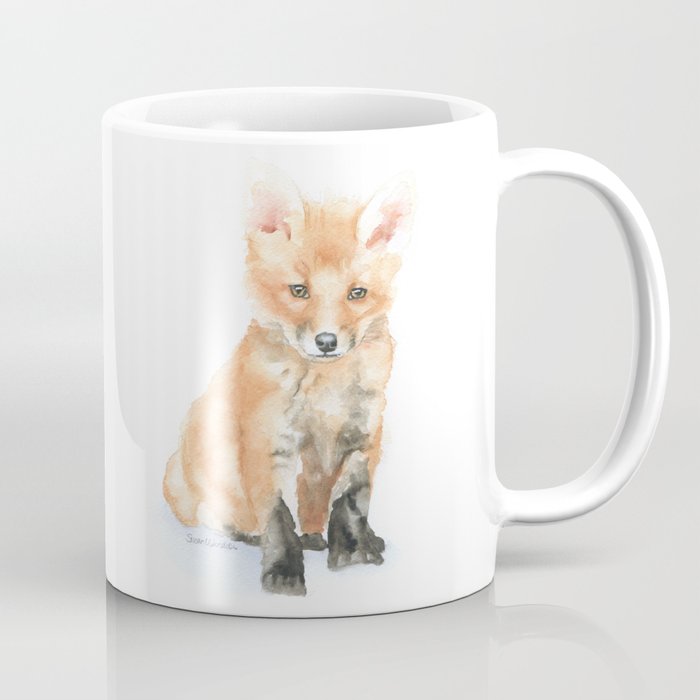 700x700 Baby Fox Watercolor Painting - Baby Fox Watercolor