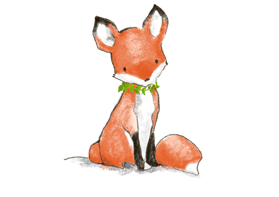 900x638 Entry - Baby Fox Watercolor