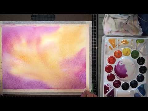 480x360 Watercolor Background Wash Tutorial - Background Watercolor Techniques