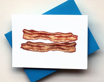 340x270 Bacon Love Etsy - Bacon Watercolor