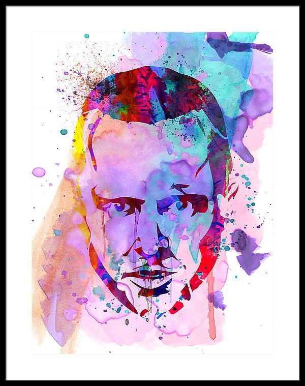 600x759 Jesse Breaking Bad Watercolor Framed Print By Naxart Studio - Bad Watercolor