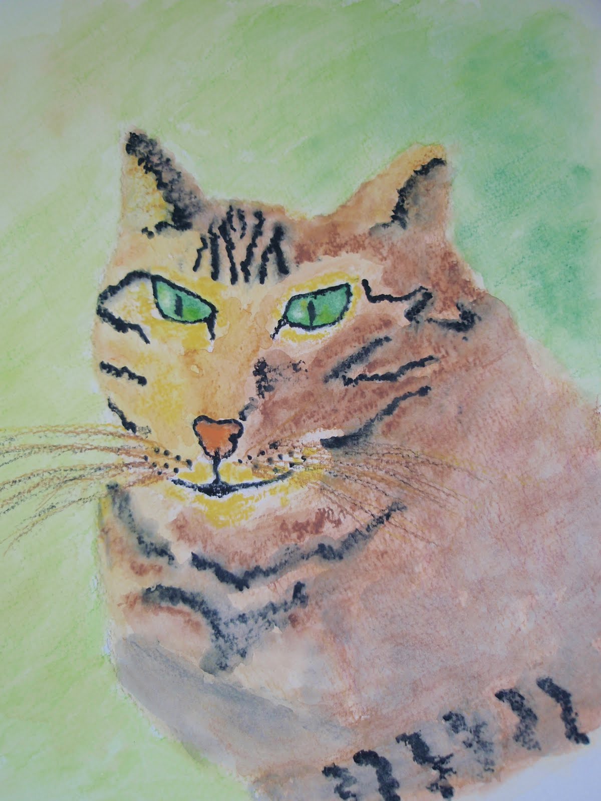 1200x1600 Split In Two Museum Of Bad Art - Bad Watercolor