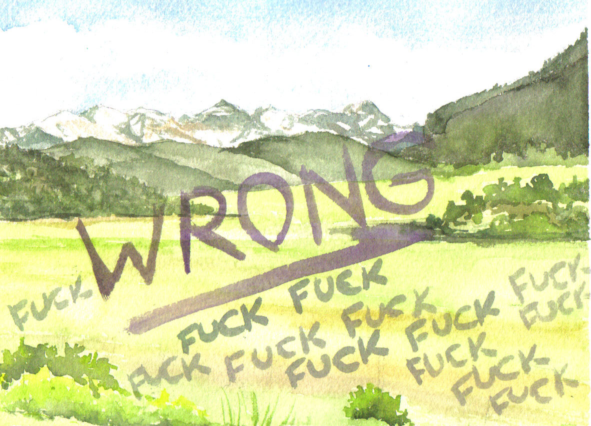 1182x852 Bad Art The Deep Friar - Bad Watercolor