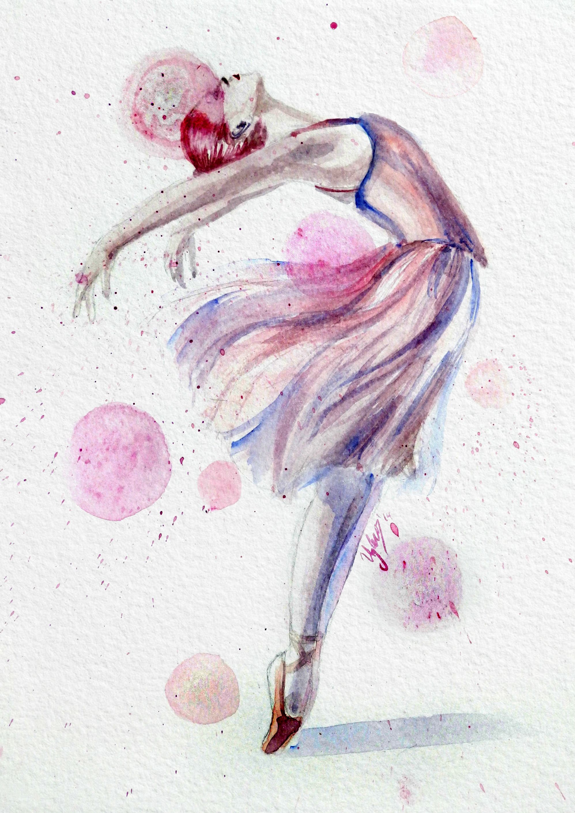 1995x2821 Ballerina Watercolour - Ballerina Watercolor