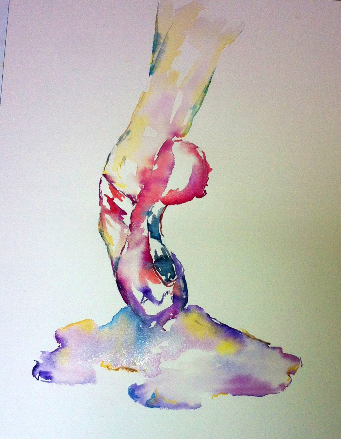 1165x1500 Ballet Shoes Pointe Art - Ballet Shoes Watercolor