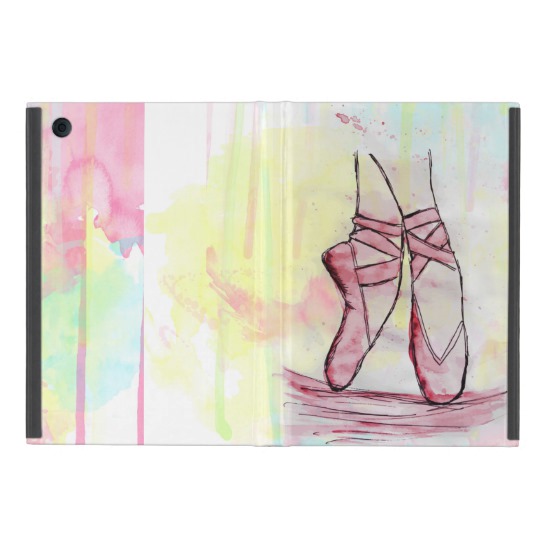 540x540 Cute Ballet Shoes Sketch Watercolor Hand Drawn Ipad Mini Cover - Ballet Shoes Watercolor