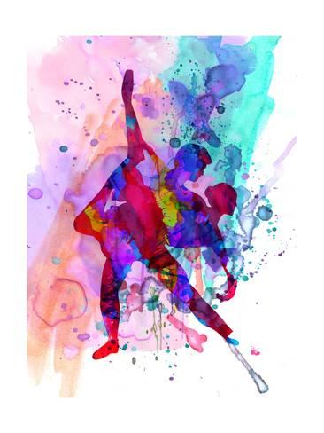 366x488 Romantic Ballet Watercolor 3 Posters By Irina March - Ballet Watercolor