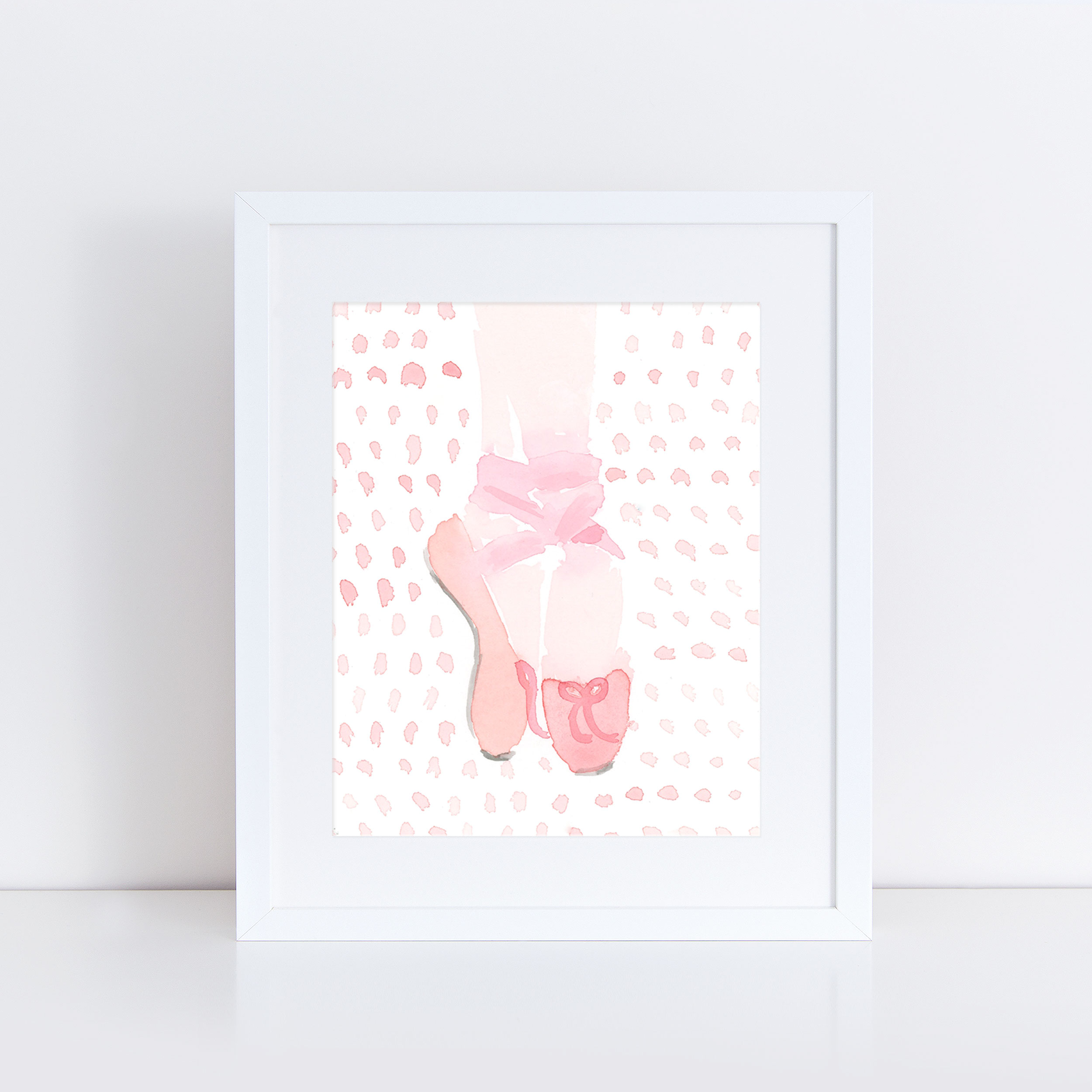 2500x2500 Watercolor Ballet Art Print - Ballet Watercolor