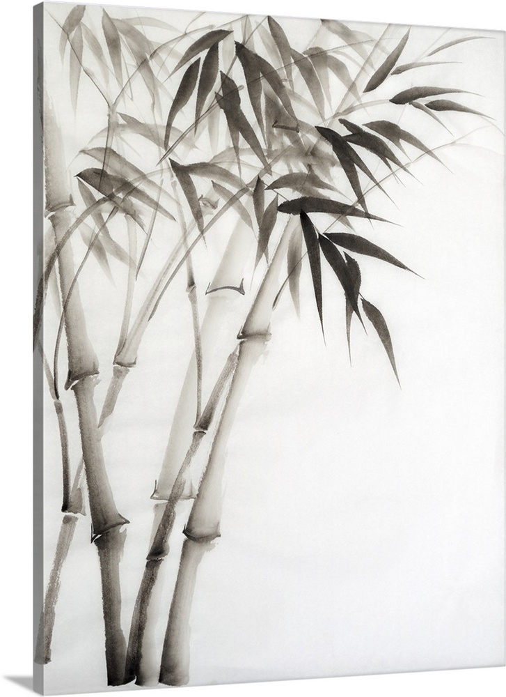 727x1000 Bamboo Watercolor Wall Art, Canvas Prints, Framed Prints, Wall - Bamboo Watercolor