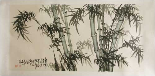 500x247 Chinese Sumi Art Brush Painting - Bamboo Watercolor Brushes