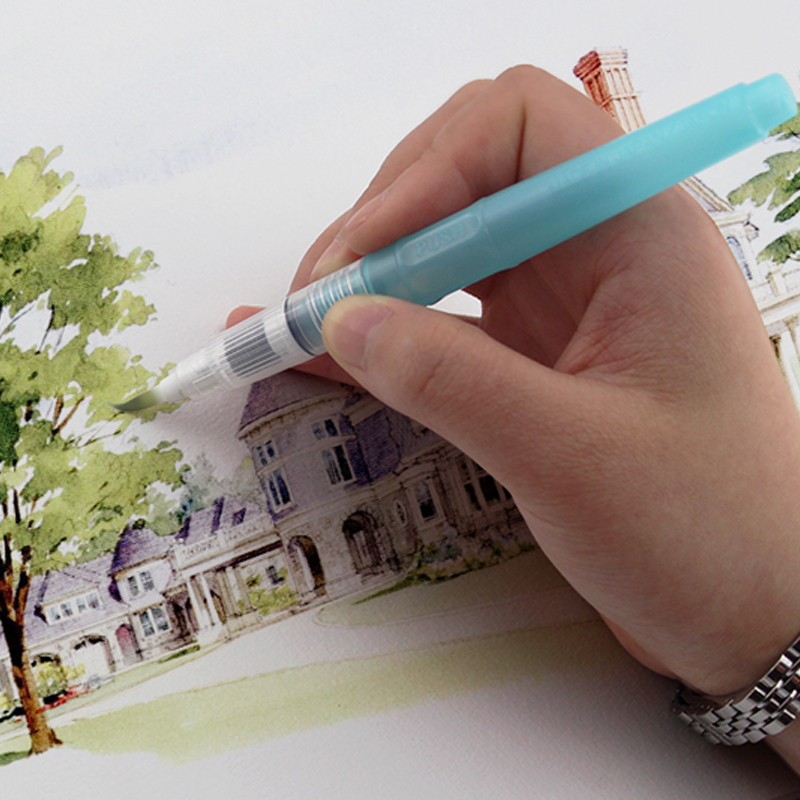 800x800 Usd 8.07] Kuretake Wu Bamboo Fountain Pen Solid Watercolor Brush - Bamboo Watercolor Brushes