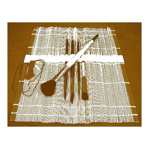 500x500 Bamboo Roll Up Watercolor Brush Set Bcac23858 Ebay - Bamboo Watercolor Brushes