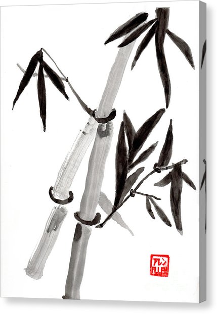 429x622 Bamboo In Black And White Chinese Watercolor Painting Photograph - Bamboo Watercolor Painting