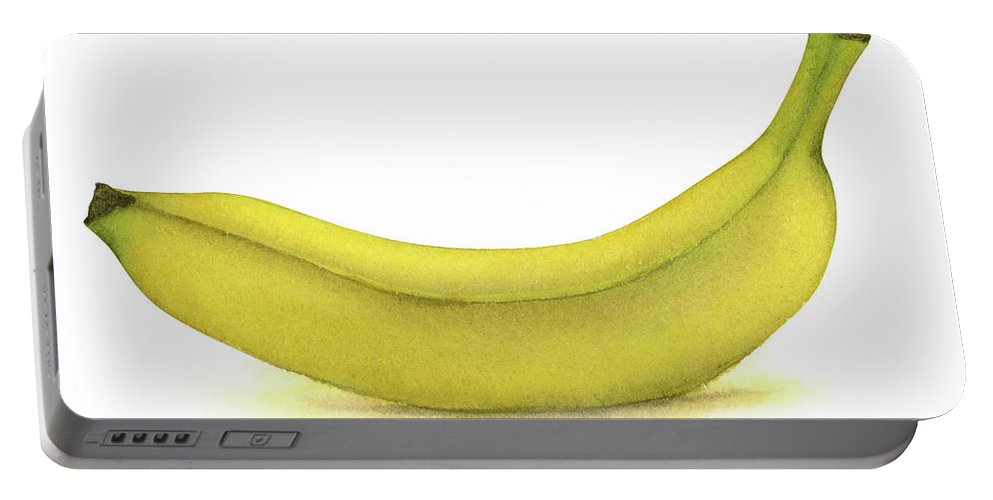 993x500 Banana Watercolor Portable Battery Charger For Sale By Zapista - Banana Watercolor