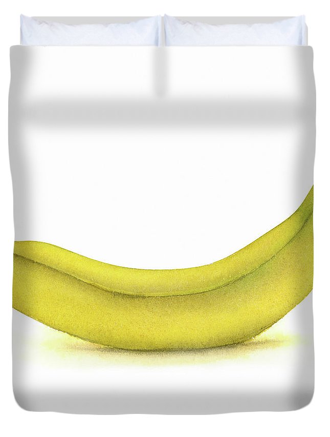 645x853 Banana Watercolor Duvet Cover For Sale By Zapista - Banana Watercolor
