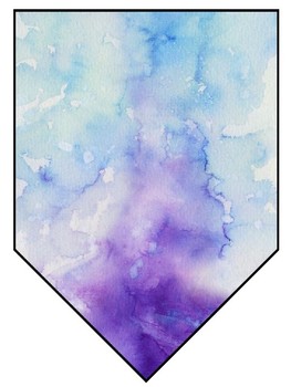 263x350 Editable Watercolor Banner Classroom Decor By In The Middle Of Class - Banner Watercolor