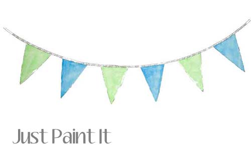 500x301 Wading In Water . . . Colors - Banner Watercolor