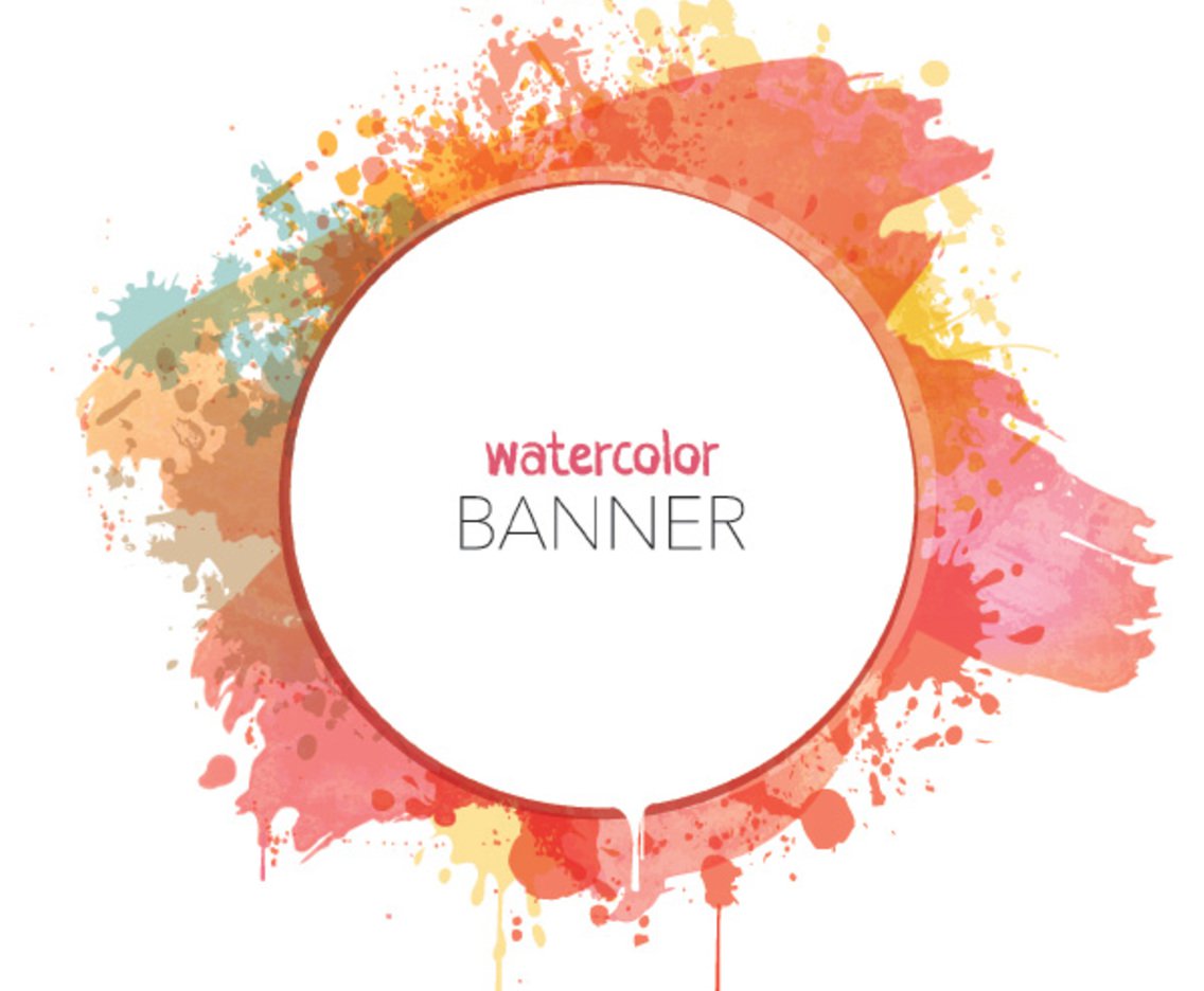 1136x936 Watercolor Banner Vector Art Amp Graphics - Banner Watercolor