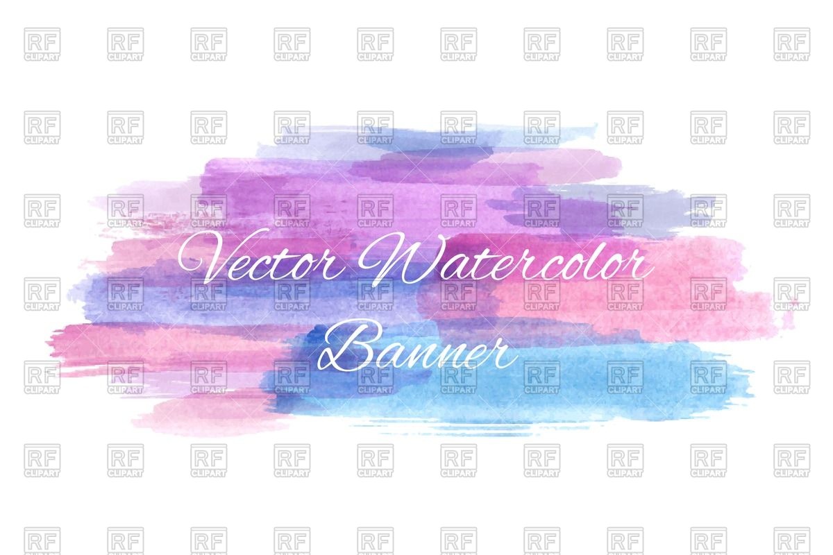 1200x800 Abstract Artistic Watercolor Banner Vector Image Vector Artwork - Banner Watercolor
