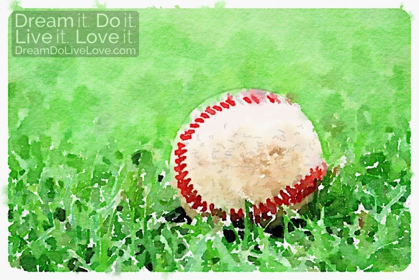 850x569 Does Intrinsic Motivation Actually Exist Dream It. Do It. Live - Baseball Watercolor