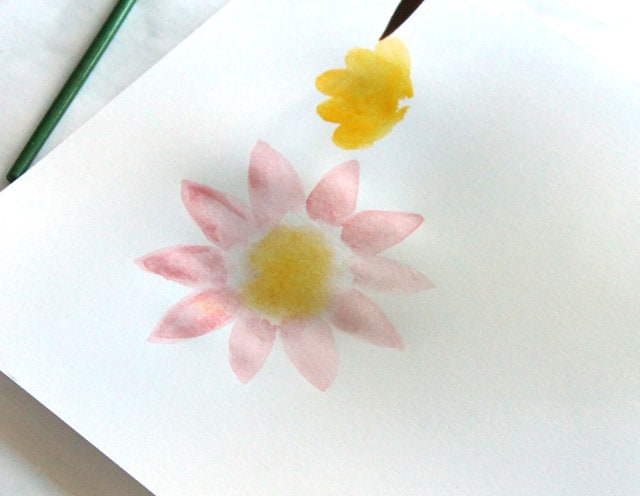 640x496 Paint Watercolor Flowers In 15 Minutes - Basic Watercolor Flowers