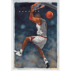 250x250 Basketball Watercolor Wall Art By Art4kids Creative Images - Basketball Watercolor