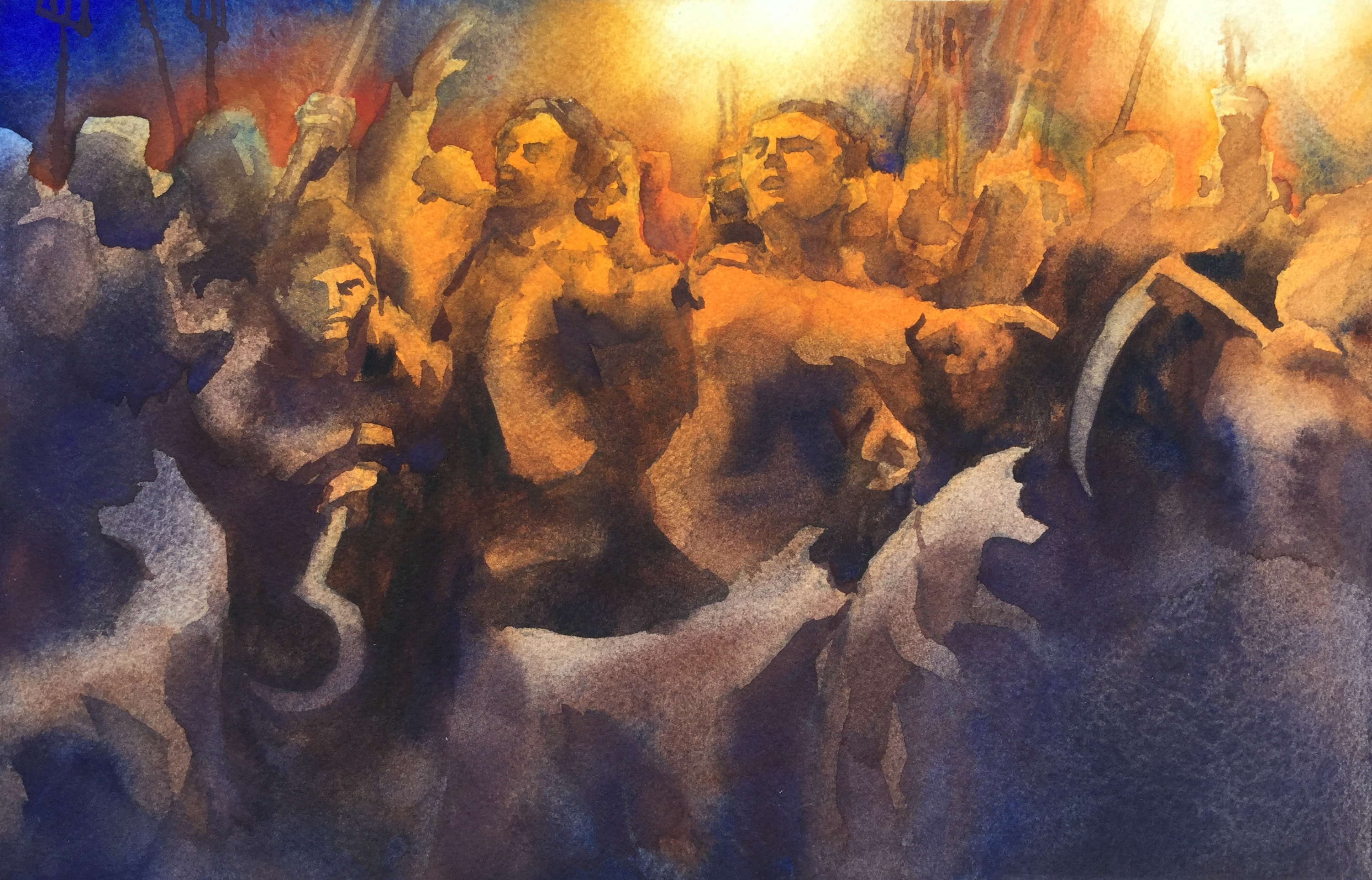 3005x1927 Peter Bass Watercolors - Bass Watercolor