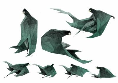 400x282 Bat Man Moves, Pencil, Watercolor, Character Movement Nice Signs - Bat Watercolor