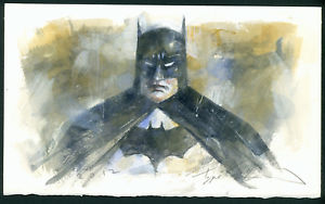 300x188 Batman Watercolor Felipe Echevarria Ebay - Batman Watercolor