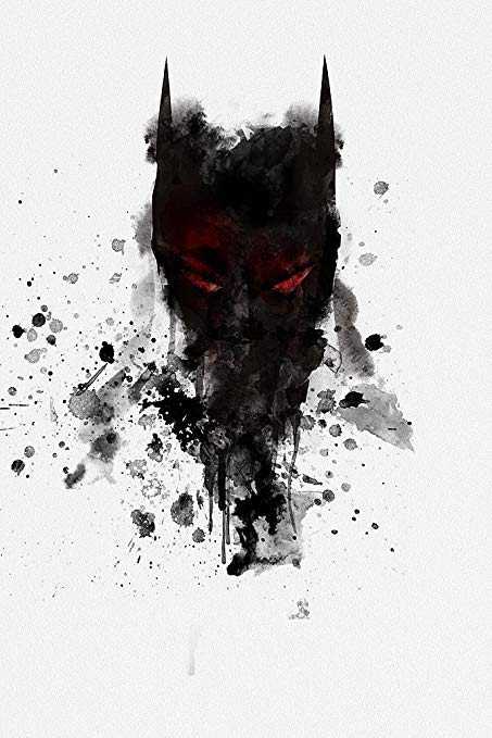 453x679 The Bat (Batman) Watercolor Poster - Batman Watercolor