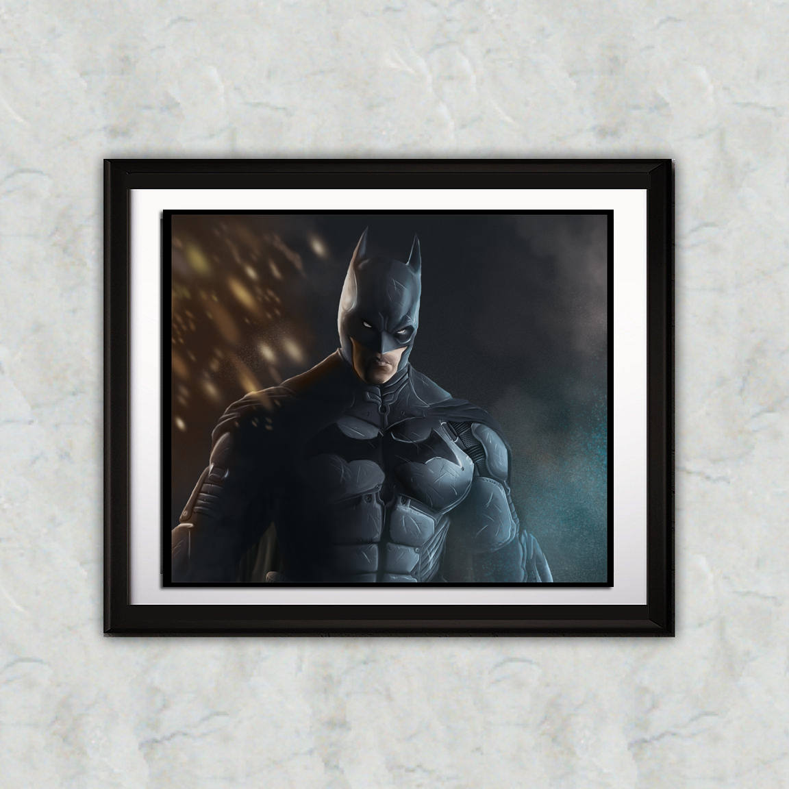 1152x1152 Batman Watercolor Print, Batman Art, Batman Painting, Dc Comics - Batman Watercolor Painting
