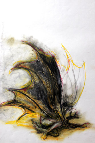 333x500 Batman By Daart (2016) Work On Paper Acrylic, Pastel, Watercolor - Batman Watercolor Painting