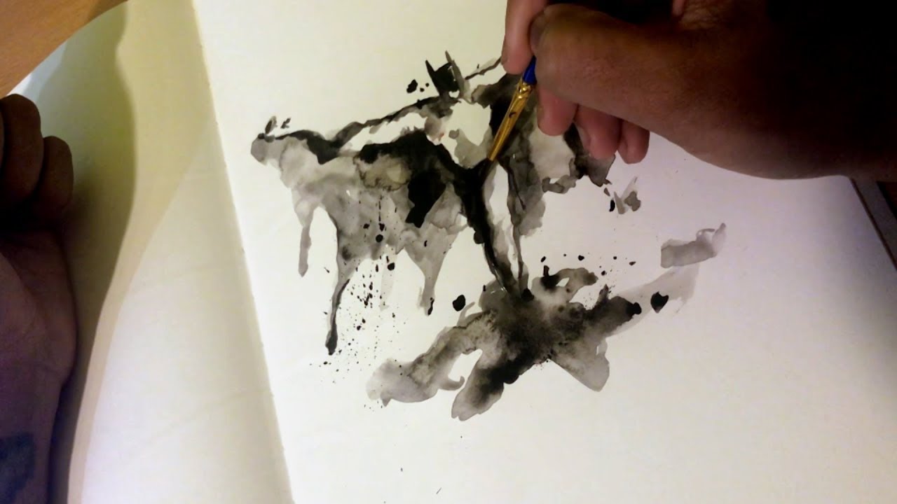 1280x720 Inkquisitive 002 Watercolour Batman Painting - Batman Watercolor Painting