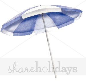 300x285 Beach Umbrella Clipart Party Clipart Amp Backgrounds - Beach Umbrella Watercolor