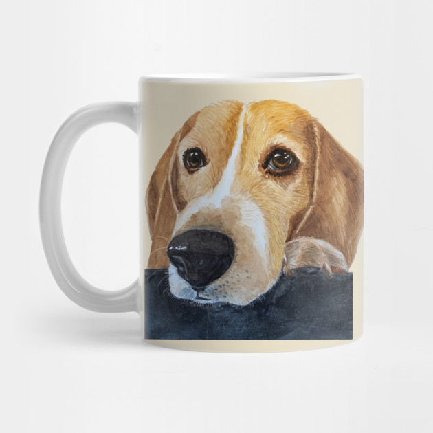 630x630 Beagle Portrait Watercolor - Beagle Watercolor