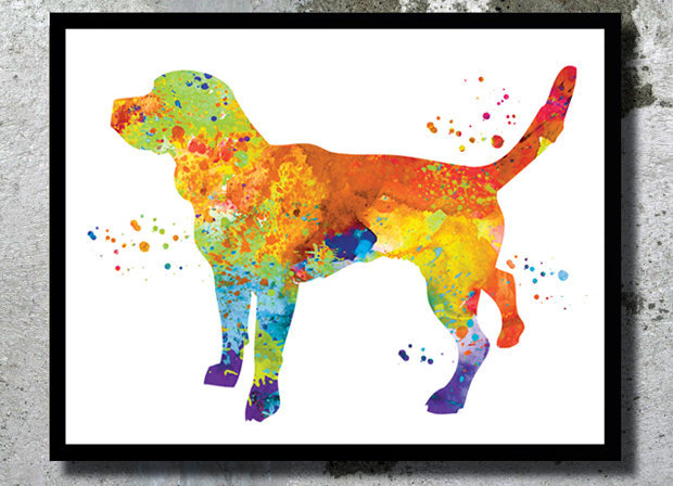 620x448 Beagle Watercolor Art Print Beagle Painting Beagle Poster - Beagle Watercolor