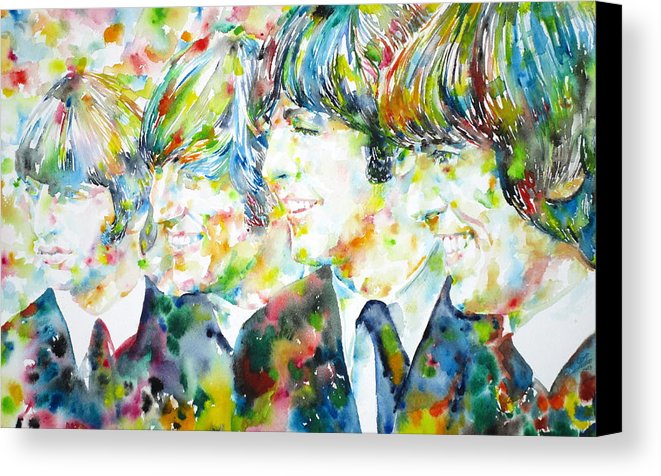 661x476 The Beatles - Beatles Watercolor