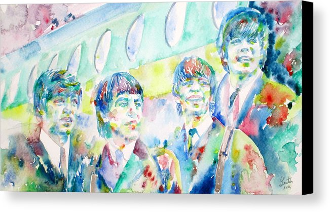 651x418 The Beatles - Beatles Watercolor
