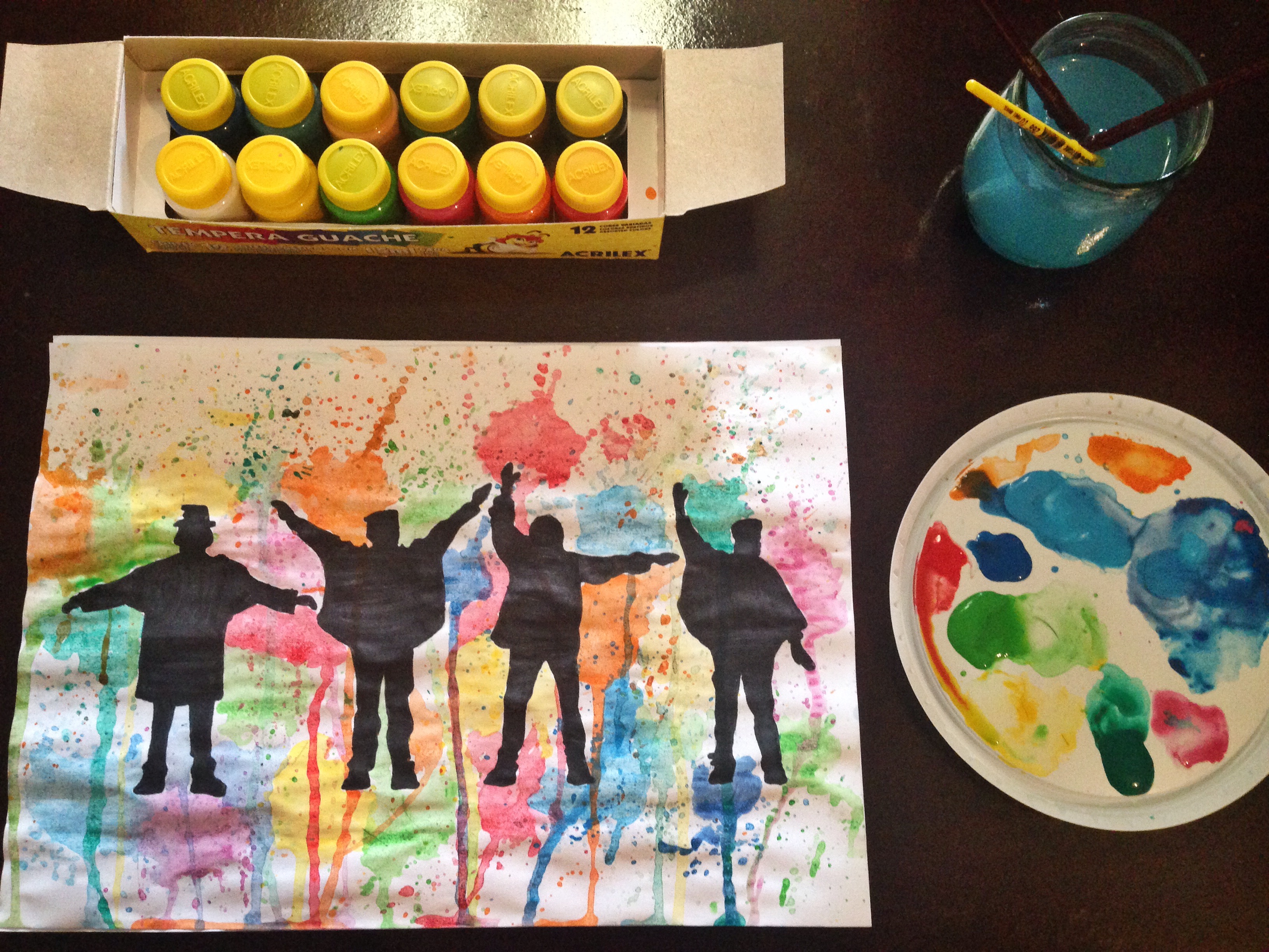 3264x2448 The Beatles Watercolors - Beatles Watercolor