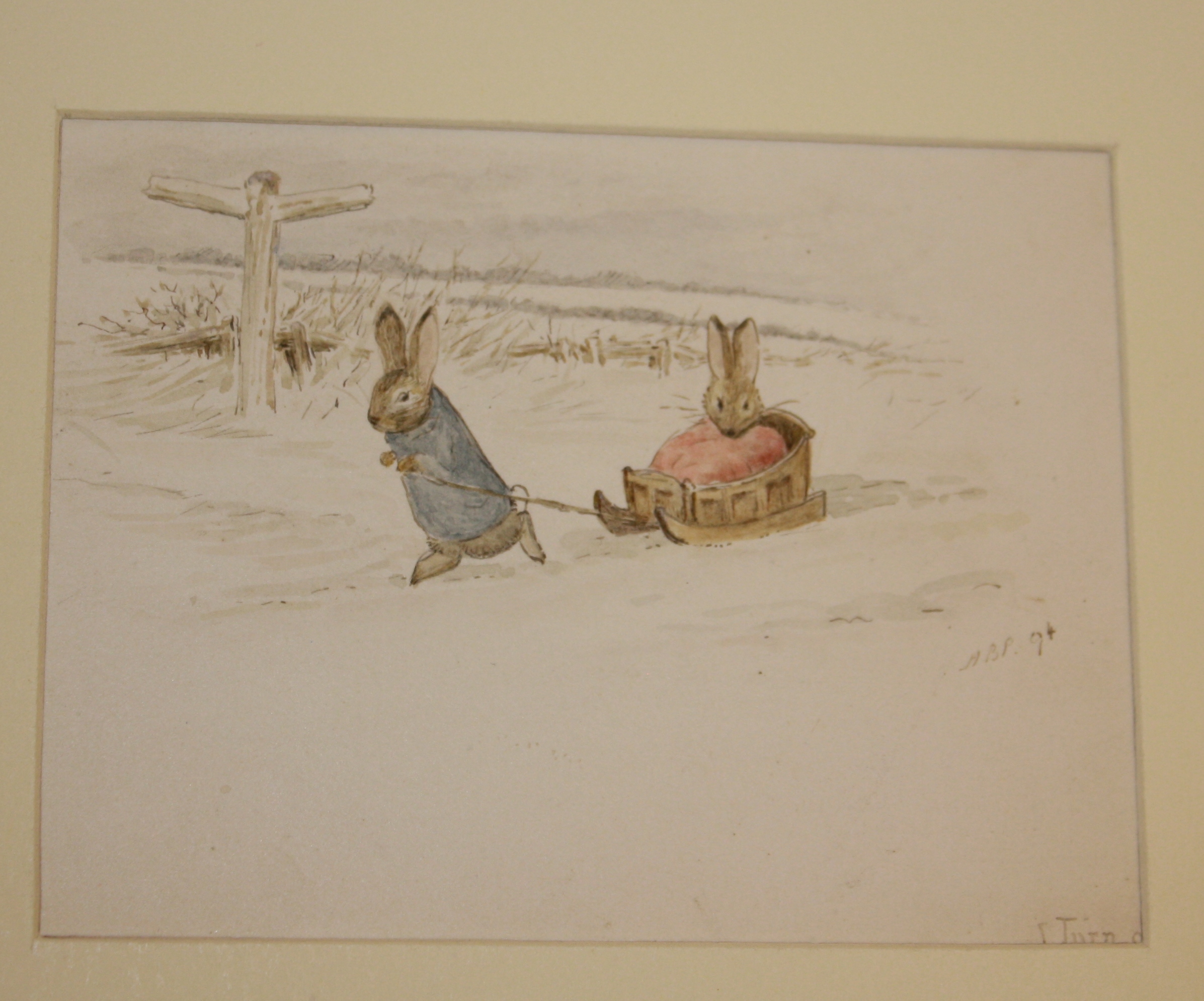 2393x1988 Beatrix Potter. In The Watercolor Drawing. 1894 - Beatrix Potter Watercolor