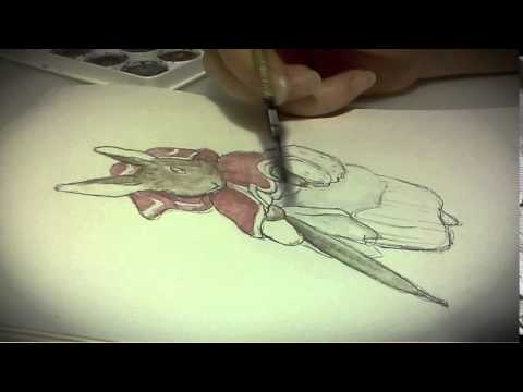 480x360 Watercolor Beatrix Potter - Beatrix Potter Watercolor