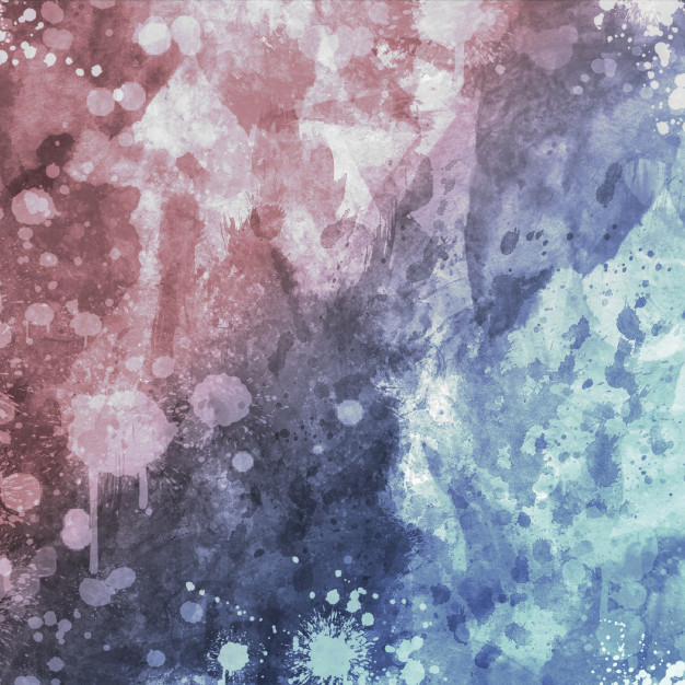 626x626 Beautiful Watercolor Background With Splatters Vector Free Download - Beautiful Watercolor