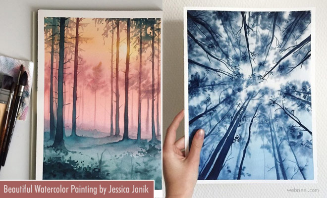 660x400 Beautiful Watercolor Paintings By German Artist Jessica Janik - Beautiful Watercolor Art