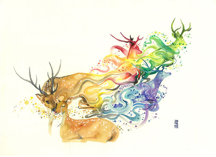 700x509 Watercolor Has An Unpredictable Character That Lets Me Create - Beautiful Watercolor Art
