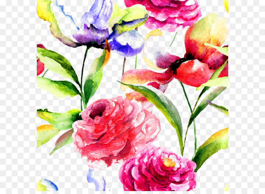 900x660 Watercolor Painting Flower Peony - Beautiful Watercolor Art