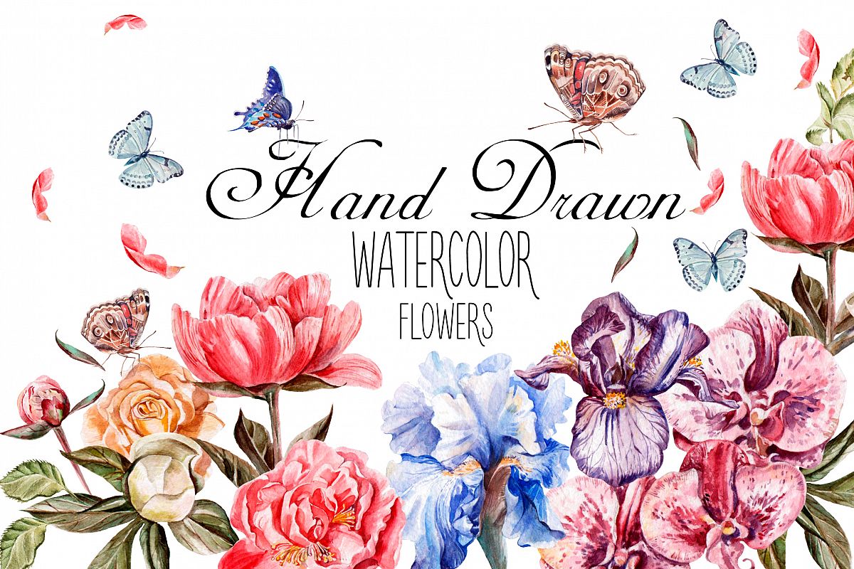 1200x800 Beautiful Watercolor Flowers - Beautiful Watercolor Flowers