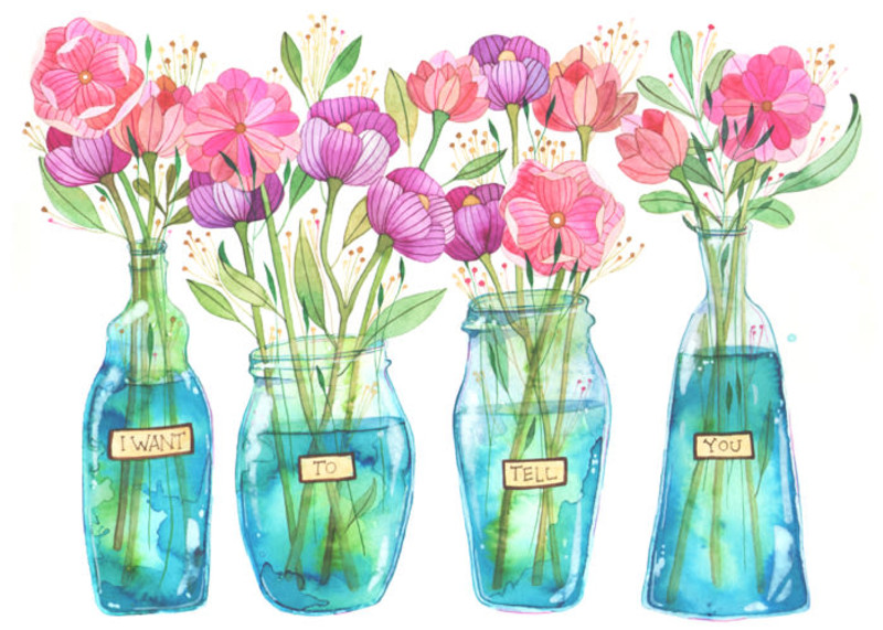 800x571 Watercolor Flowers In Los Angeles - Beautiful Watercolor Flowers